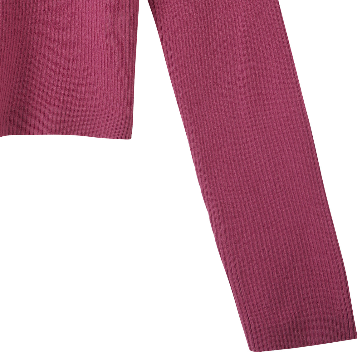 Mädchen Strickjacke mit Rippstruktur