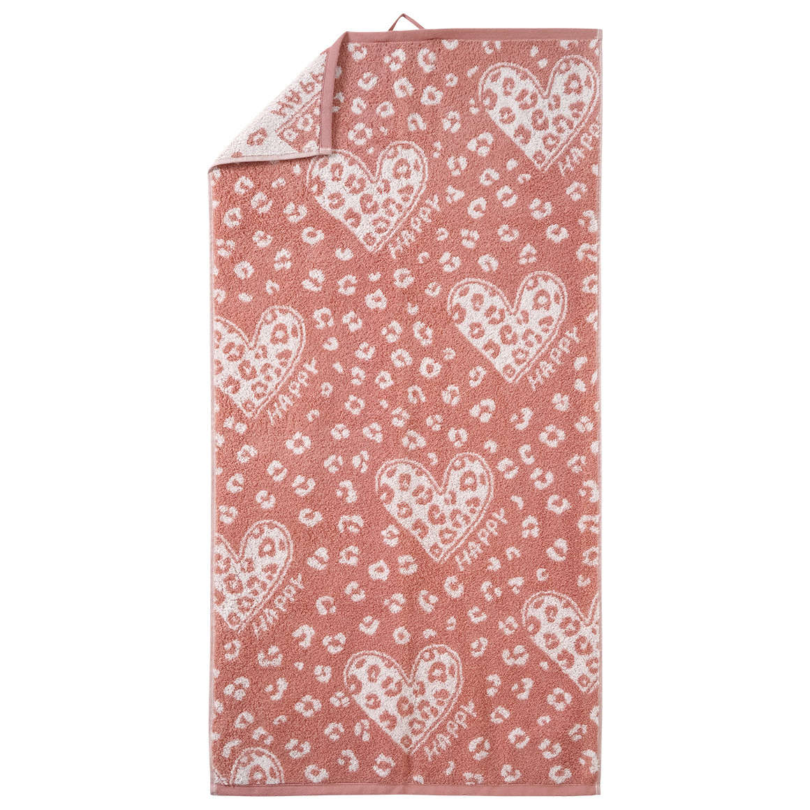 Handtuch mit Herz-Allover