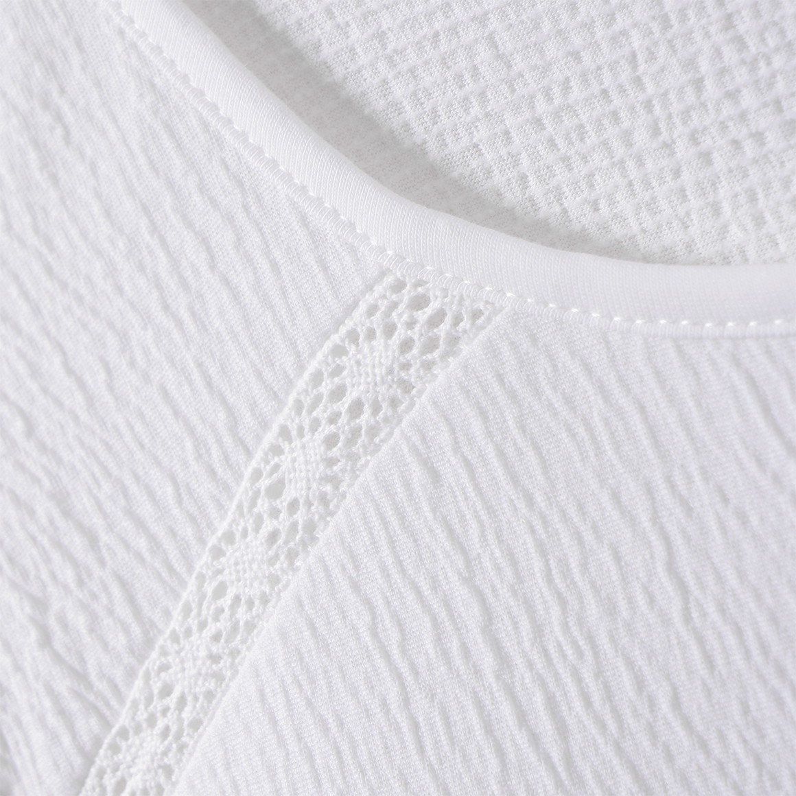 Meisjesblouse met kanten details