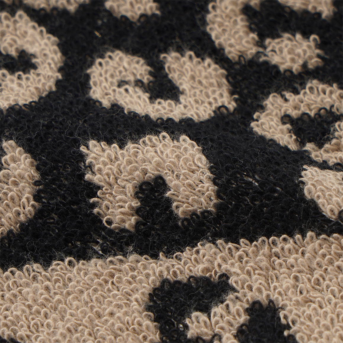 Waschhandschuh mit Herz-Allover