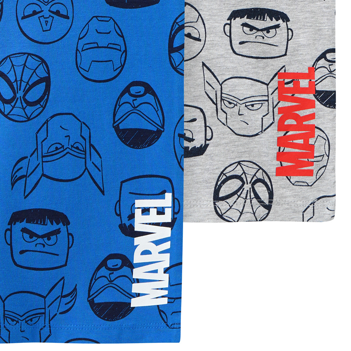 2 MARVEL Unterhemden mit Allover-Print