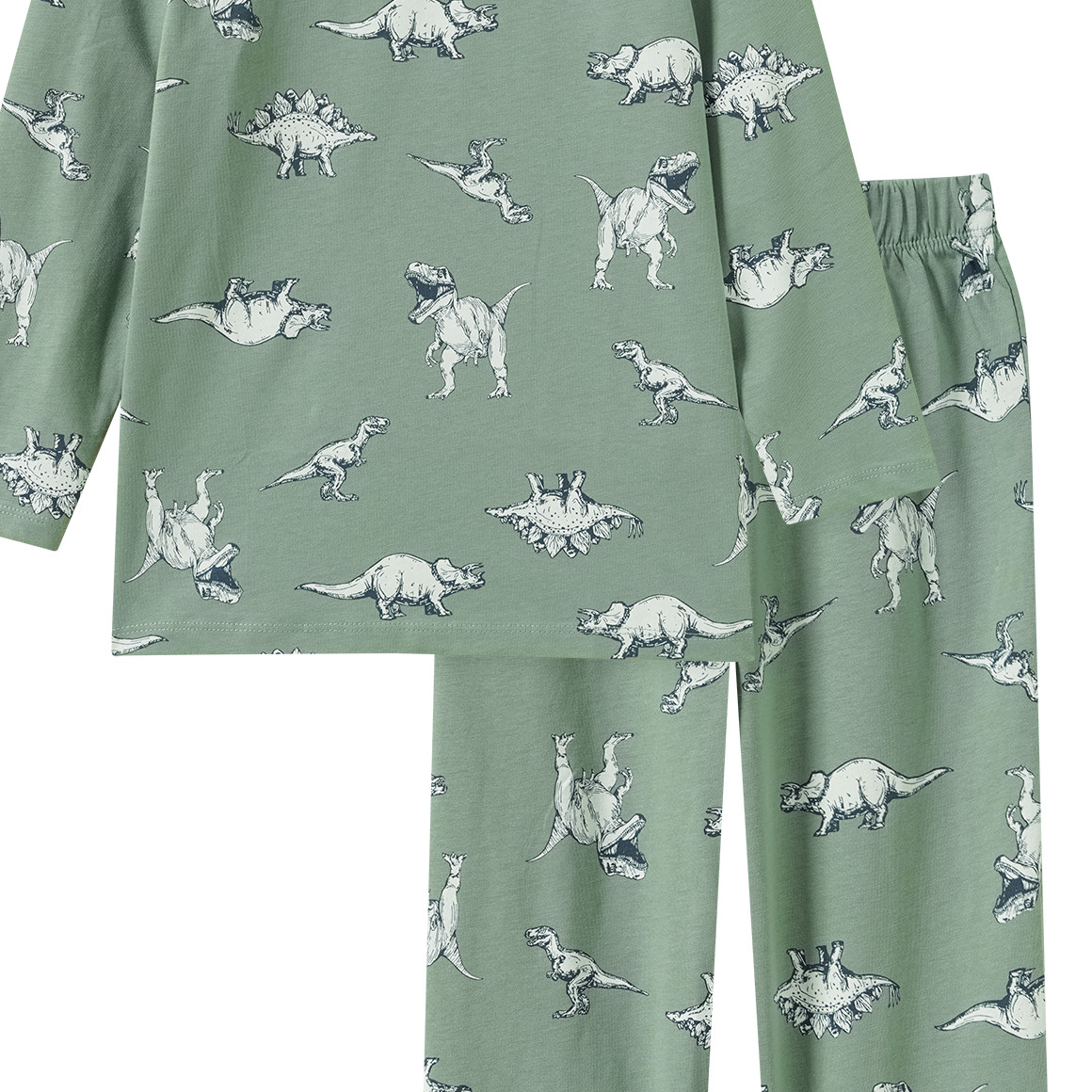 Jungen Schlafanzug mit Dino-Print