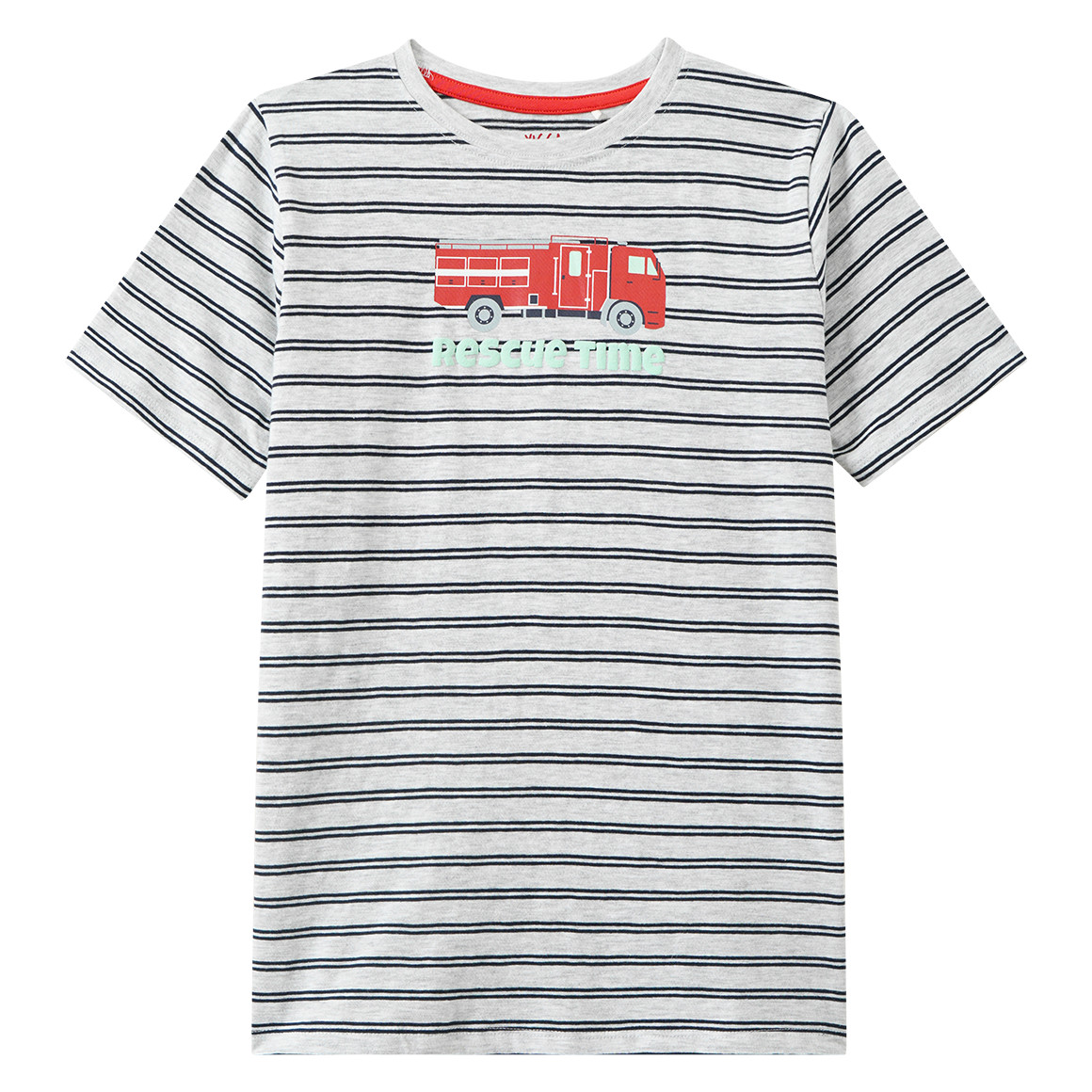 Jungen Shorty mit Feuerwehr-Motiv