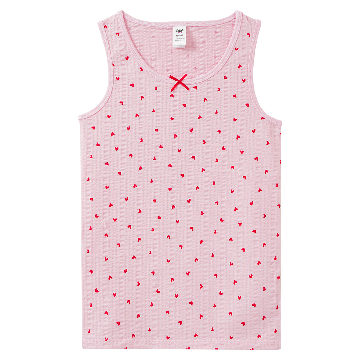 3 Mädchen Unterhemden mit Bio-Baumwolle