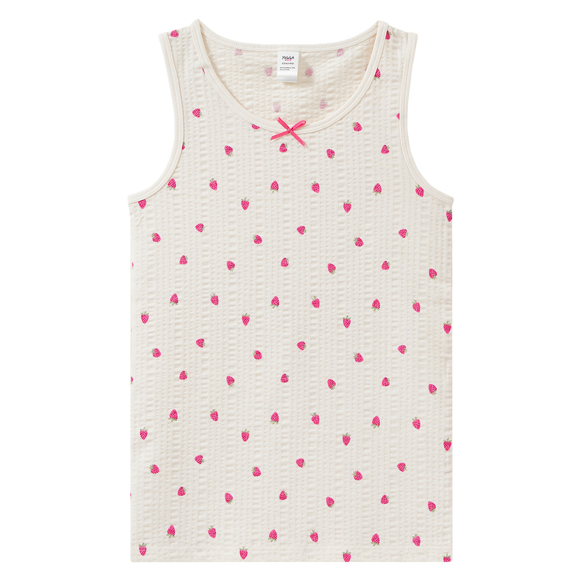 3 Mädchen Unterhemden mit Bio-Baumwolle