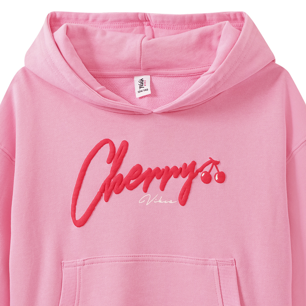 Mädchen Hoodie mit gummiertem Print