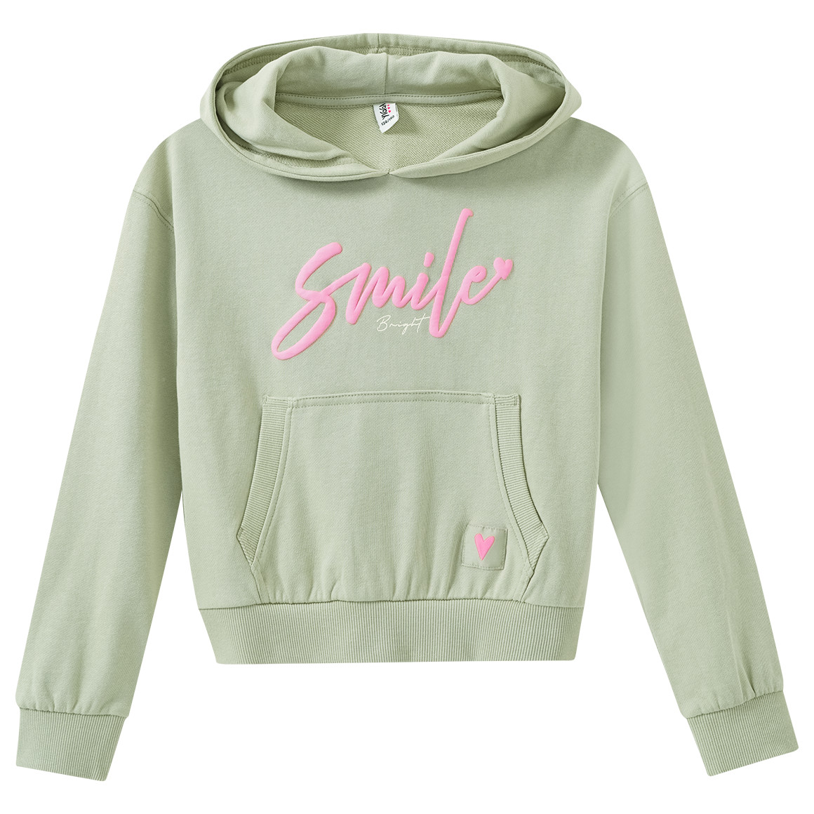 Mädchen Hoodie mit gummiertem Print