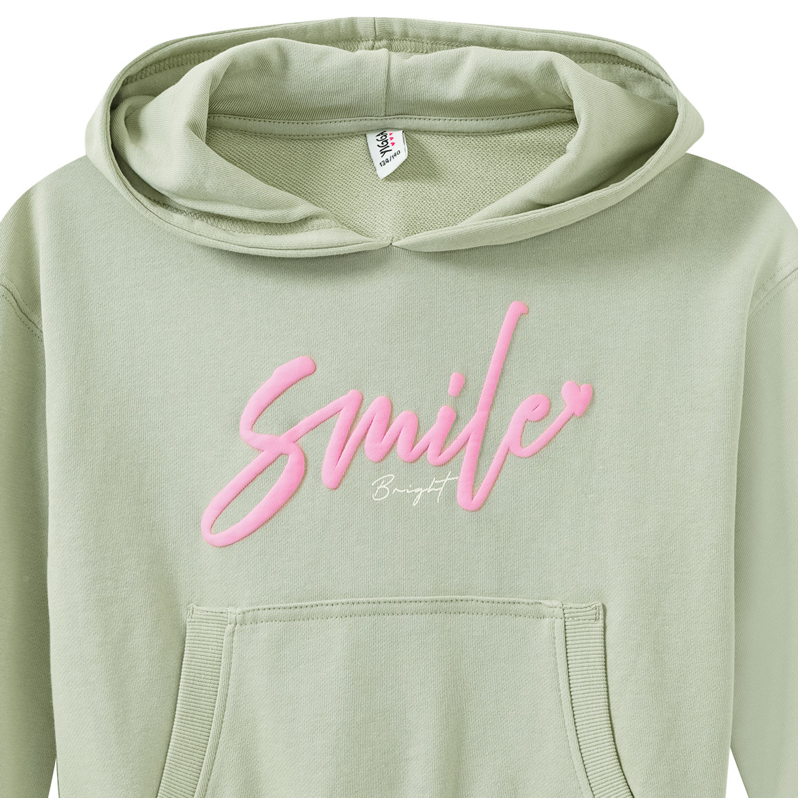 Mädchen Hoodie mit gummiertem Print