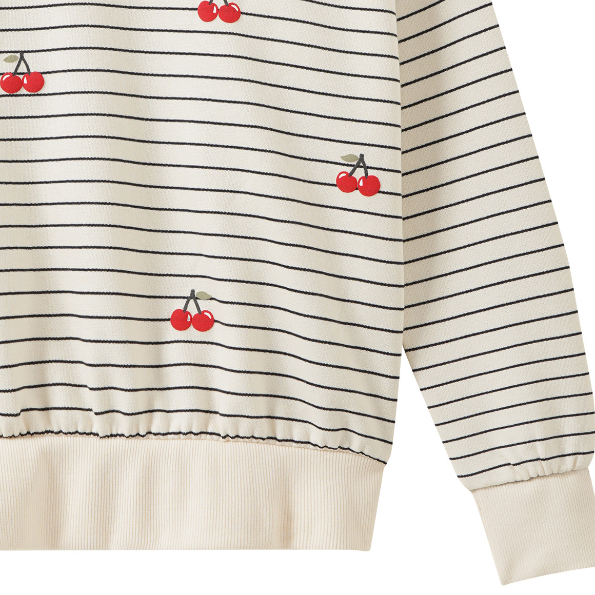 Mädchen Sweatshirt mit Allover-Print