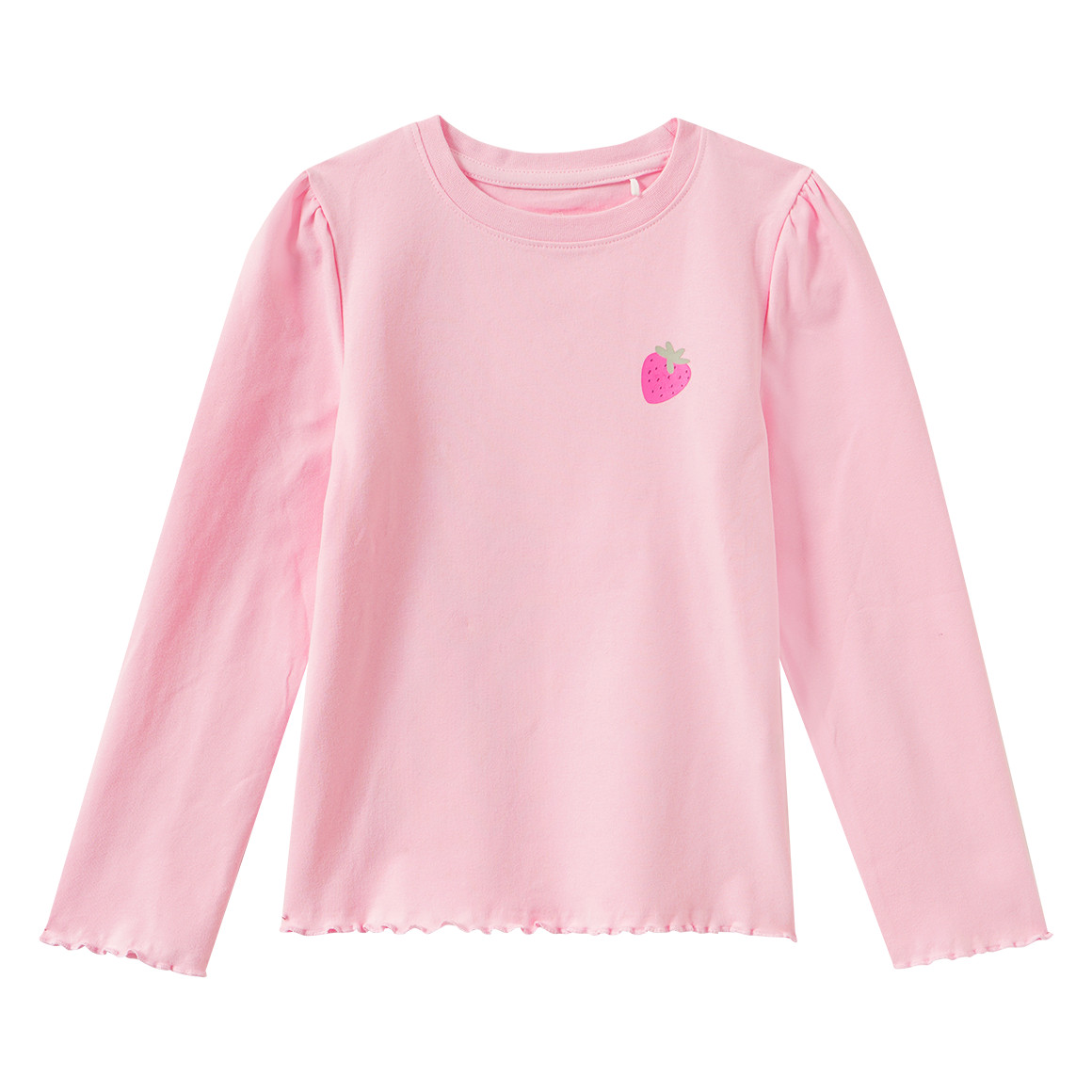 Mädchen Schlafanzug mit Erdbeer-Print