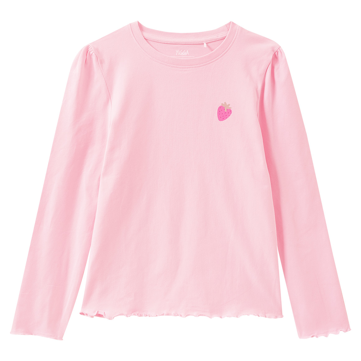 Mädchen Schlafanzug mit Erdbeer-Print