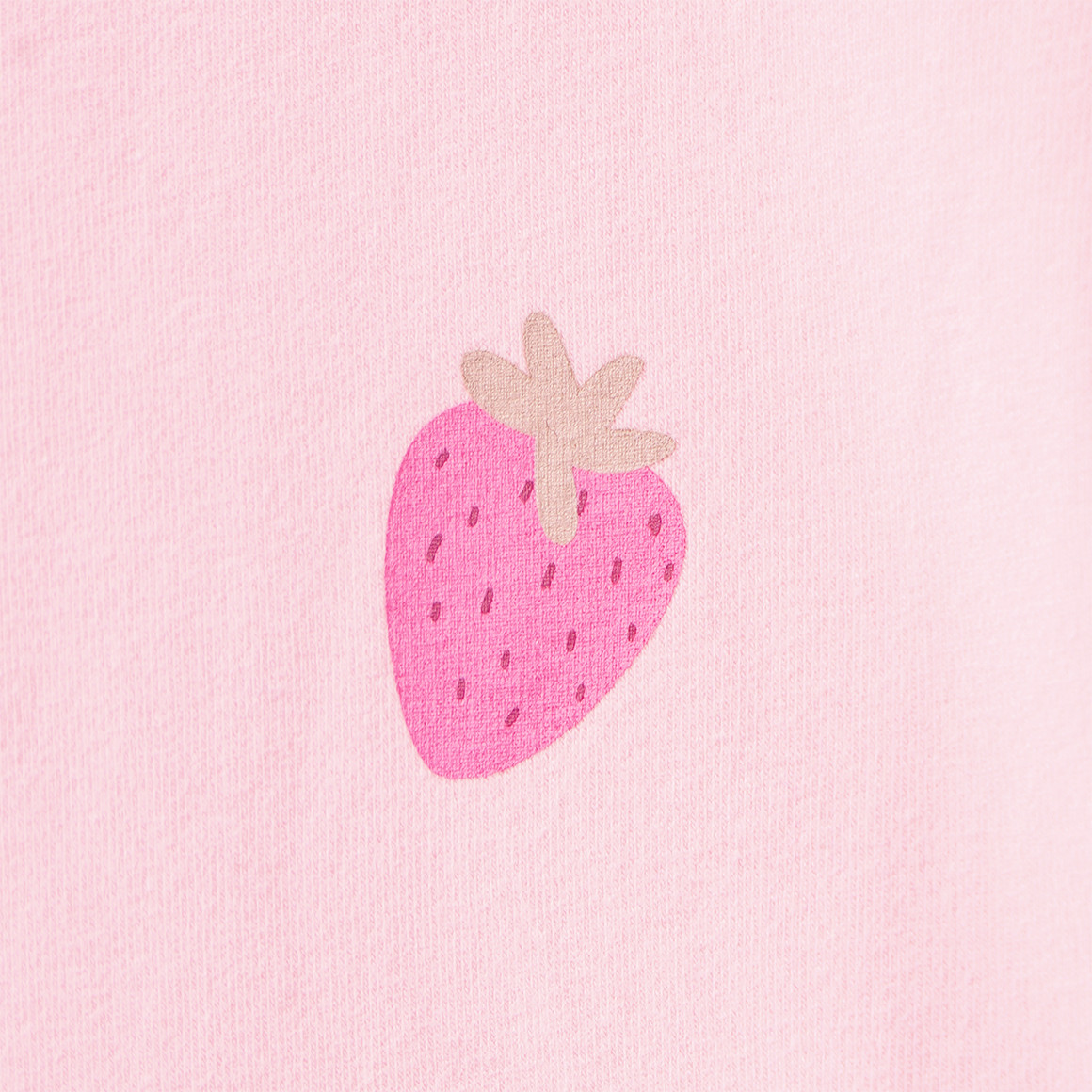 Mädchen Schlafanzug mit Erdbeer-Print