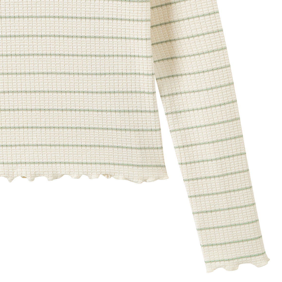 Mädchen Langarmshirt mit Struktur