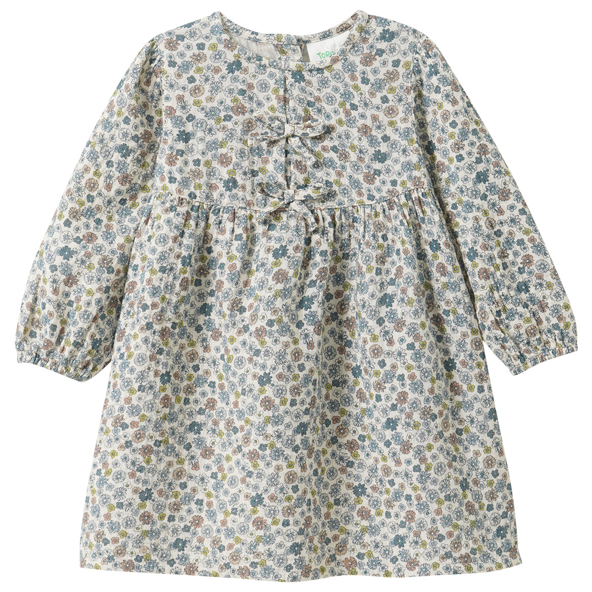 Baby Musselin-Kleid im Millefleur-Design