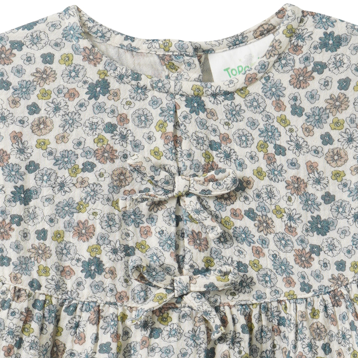 Baby Musselin-Kleid im Millefleur-Design