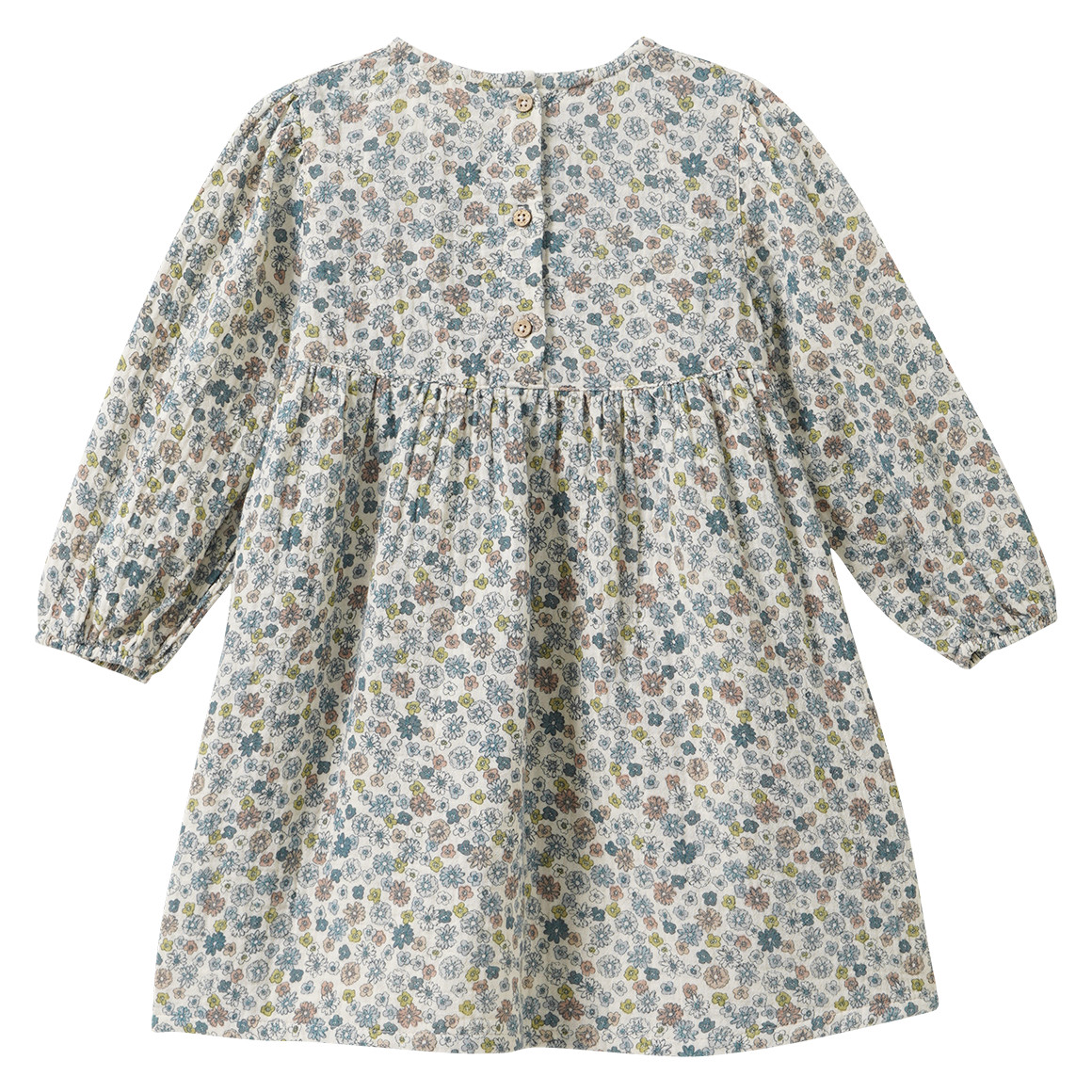 Baby Musselin-Kleid im Millefleur-Design