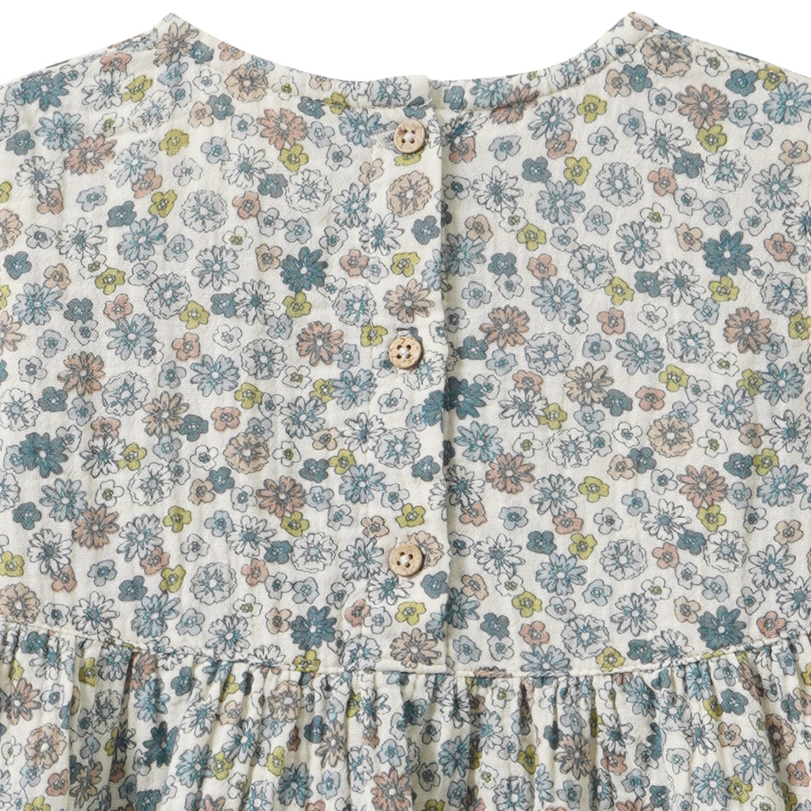 Baby Musselin-Kleid im Millefleur-Design