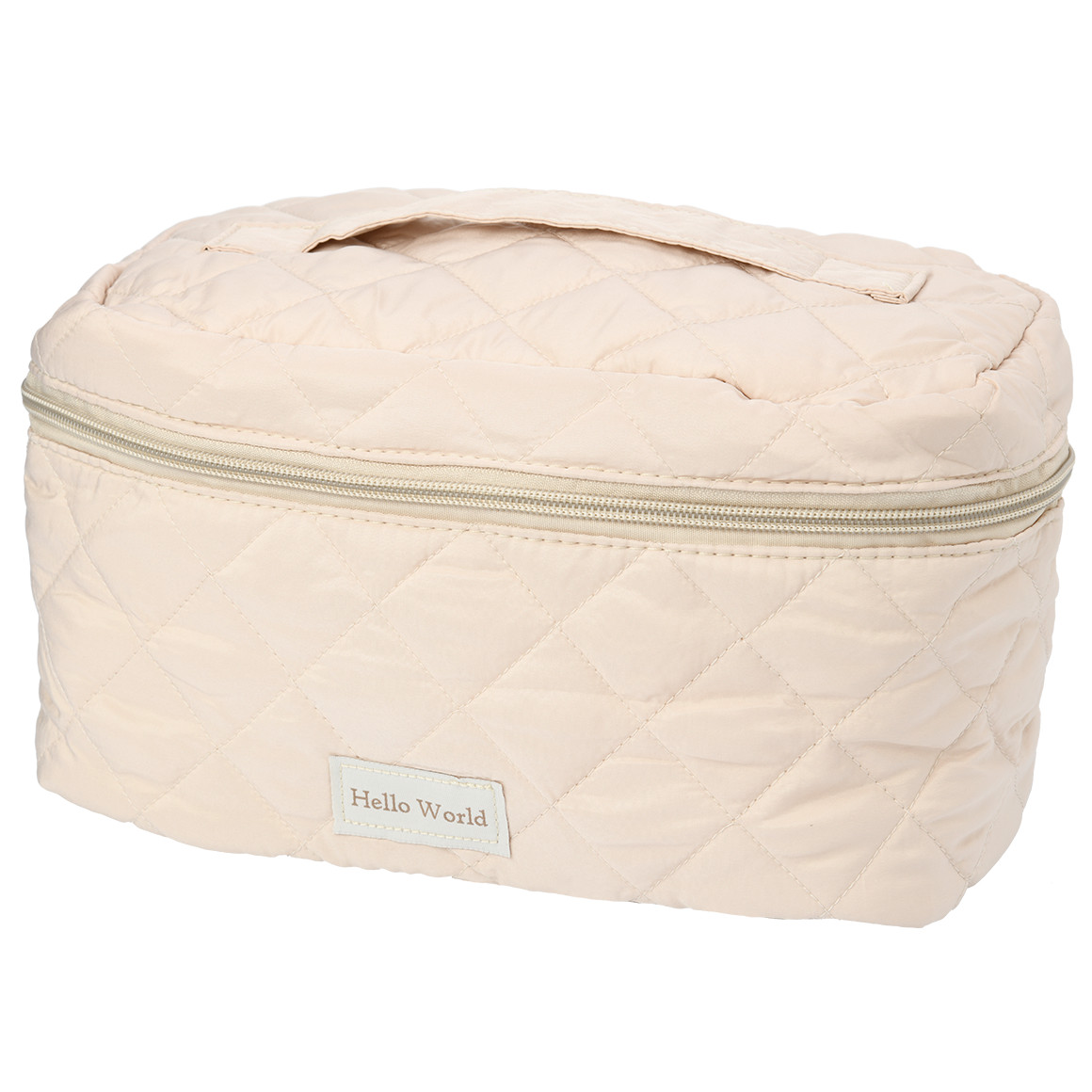 Damen Kosmetiktasche mit Rauten-Muster