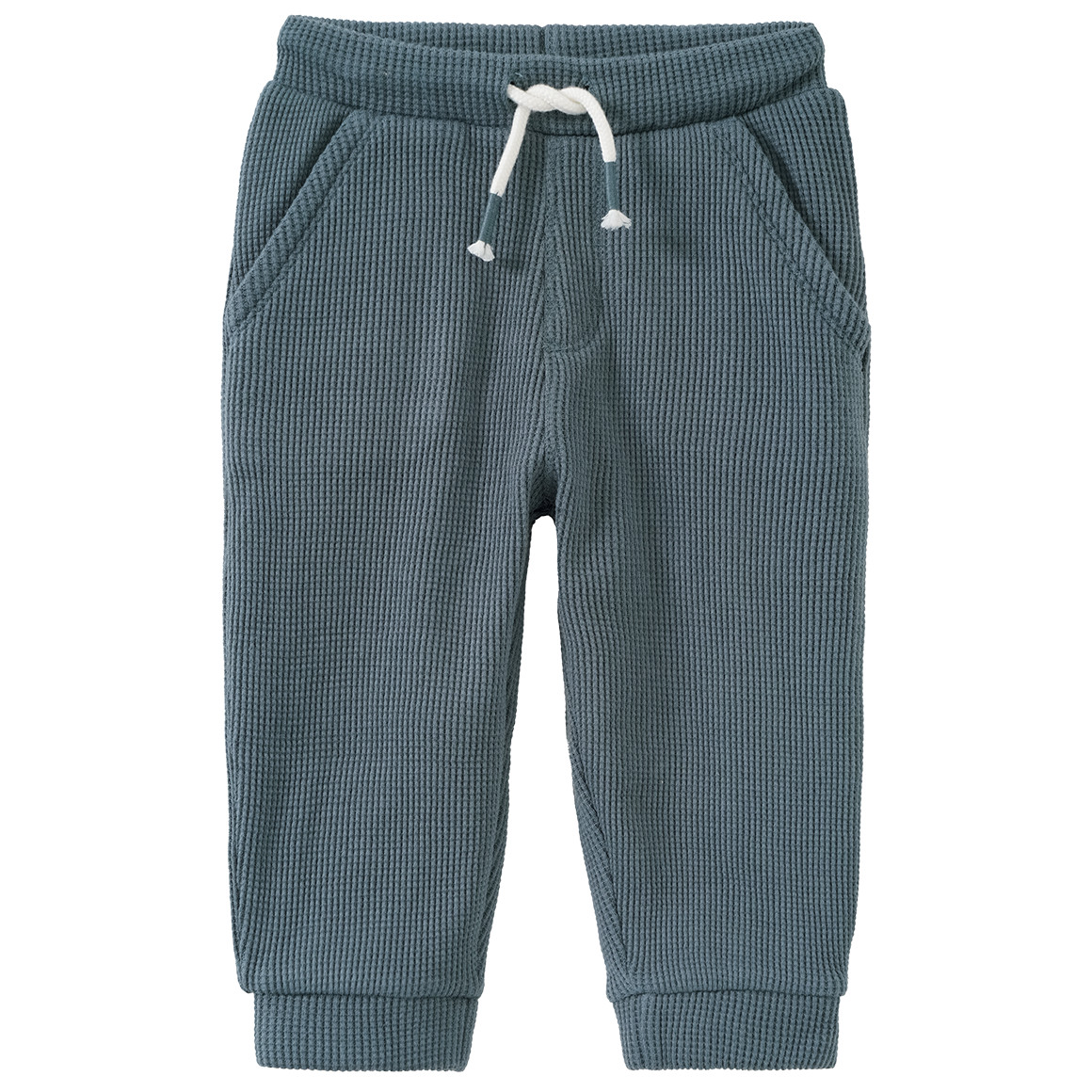 2 Baby Jogginghosen aus Waffel-Piqué