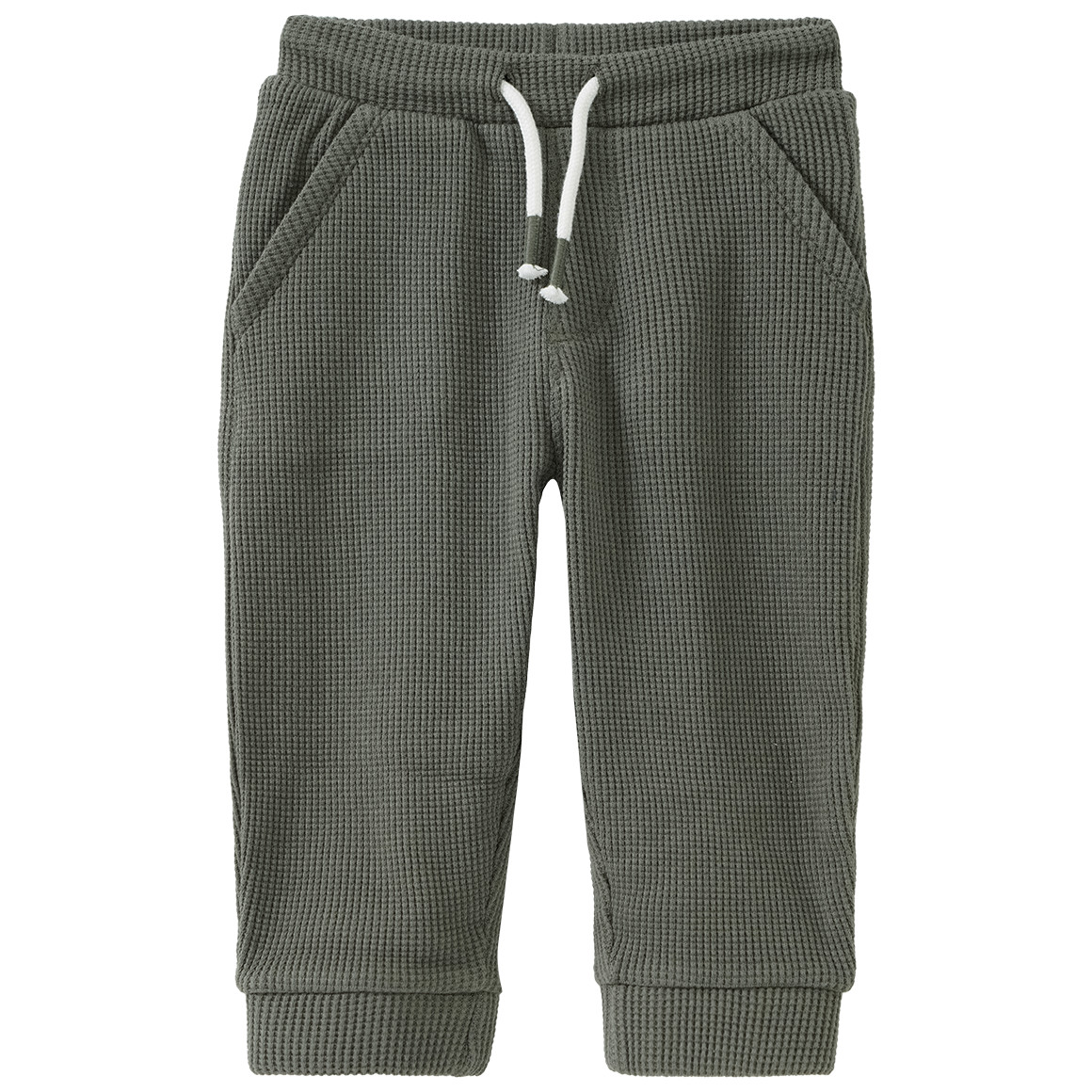 2 Baby Jogginghosen aus Waffel-Piqué