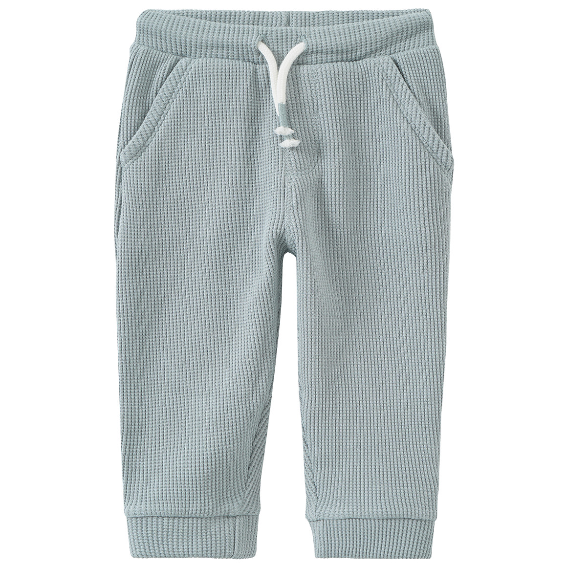 2 Baby Jogginghosen aus Waffel-Piqué