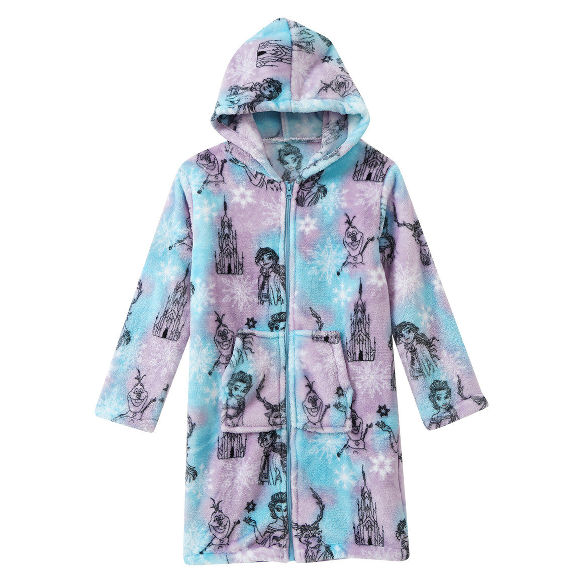 Die Eiskönigin Bademantel mit Reißverschluss