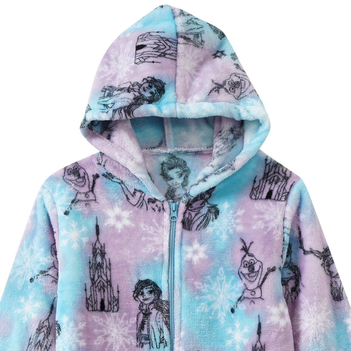 Die Eiskönigin Bademantel mit Reißverschluss