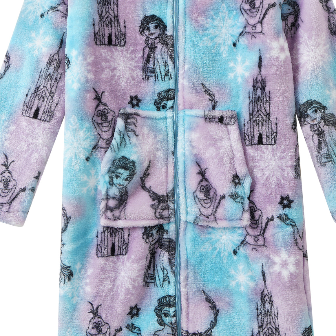 Die Eiskönigin Bademantel mit Reißverschluss