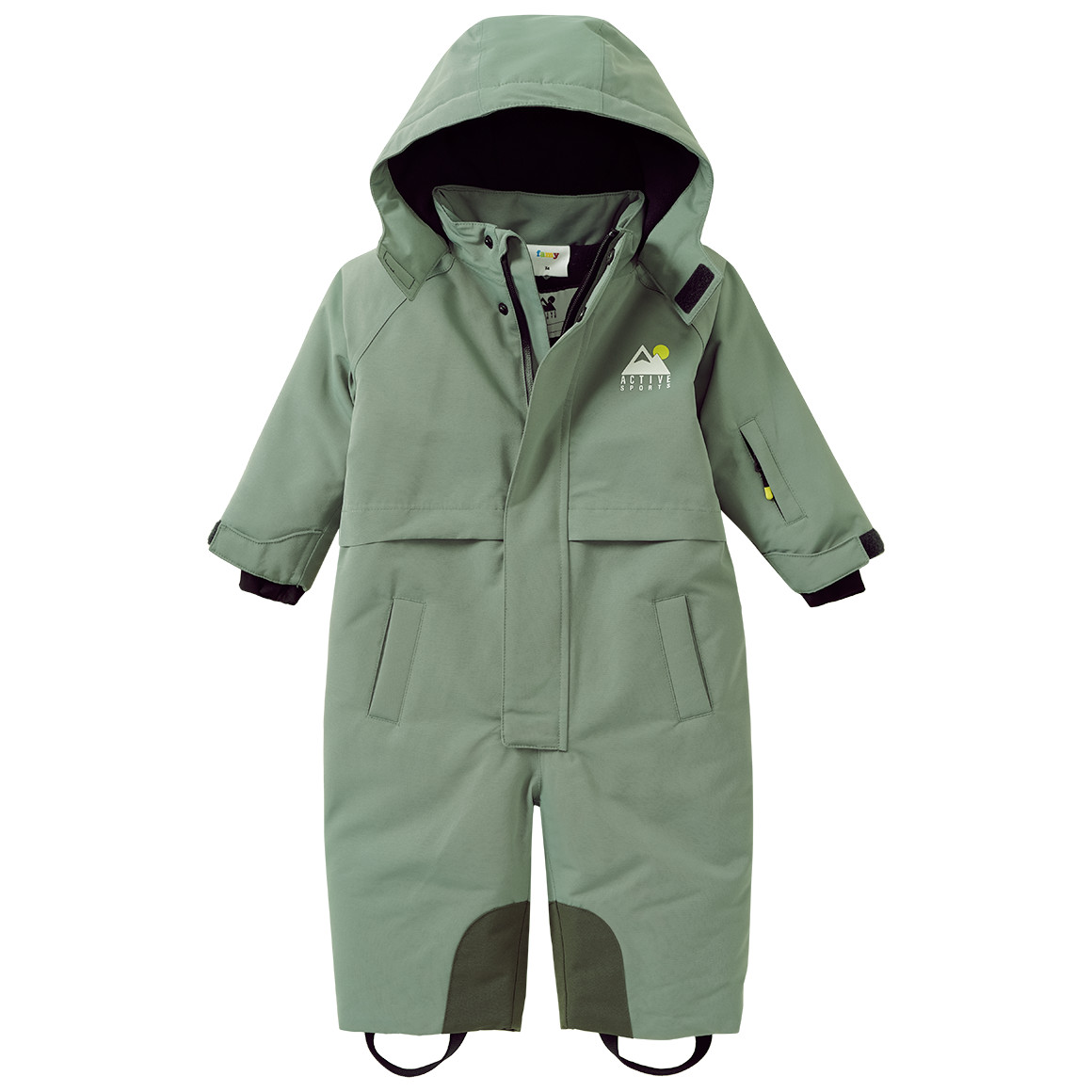 Baby-sneeuwpak in effen kleuren