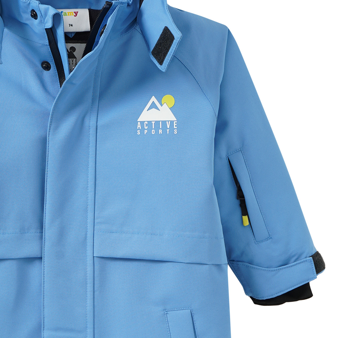 Baby-sneeuwpak in effen kleuren