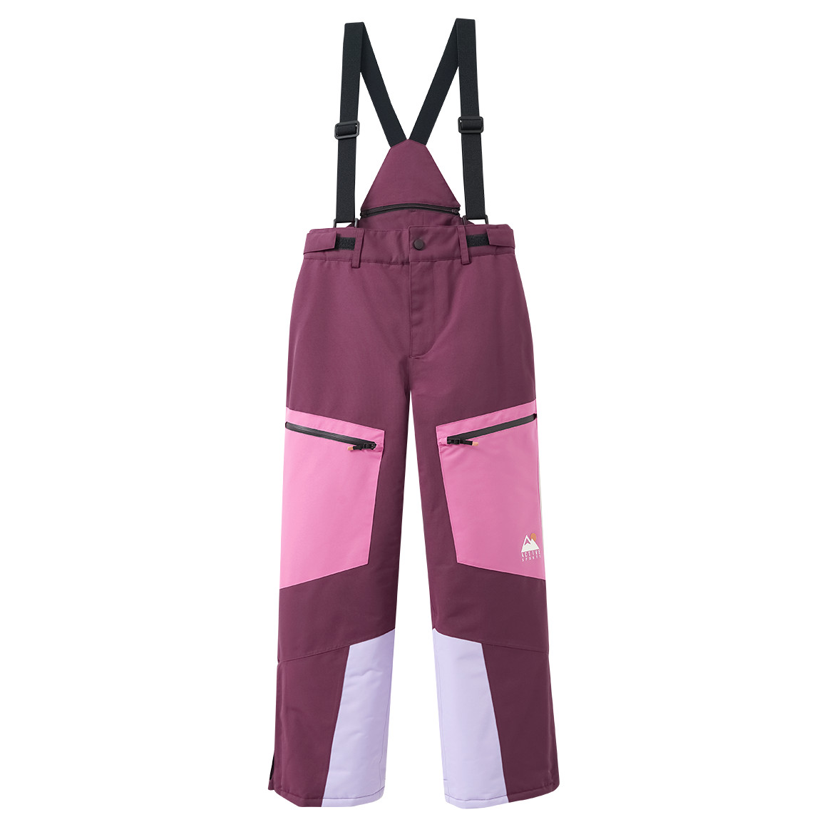 Sneeuwbroek voor meisjes met colour blocking