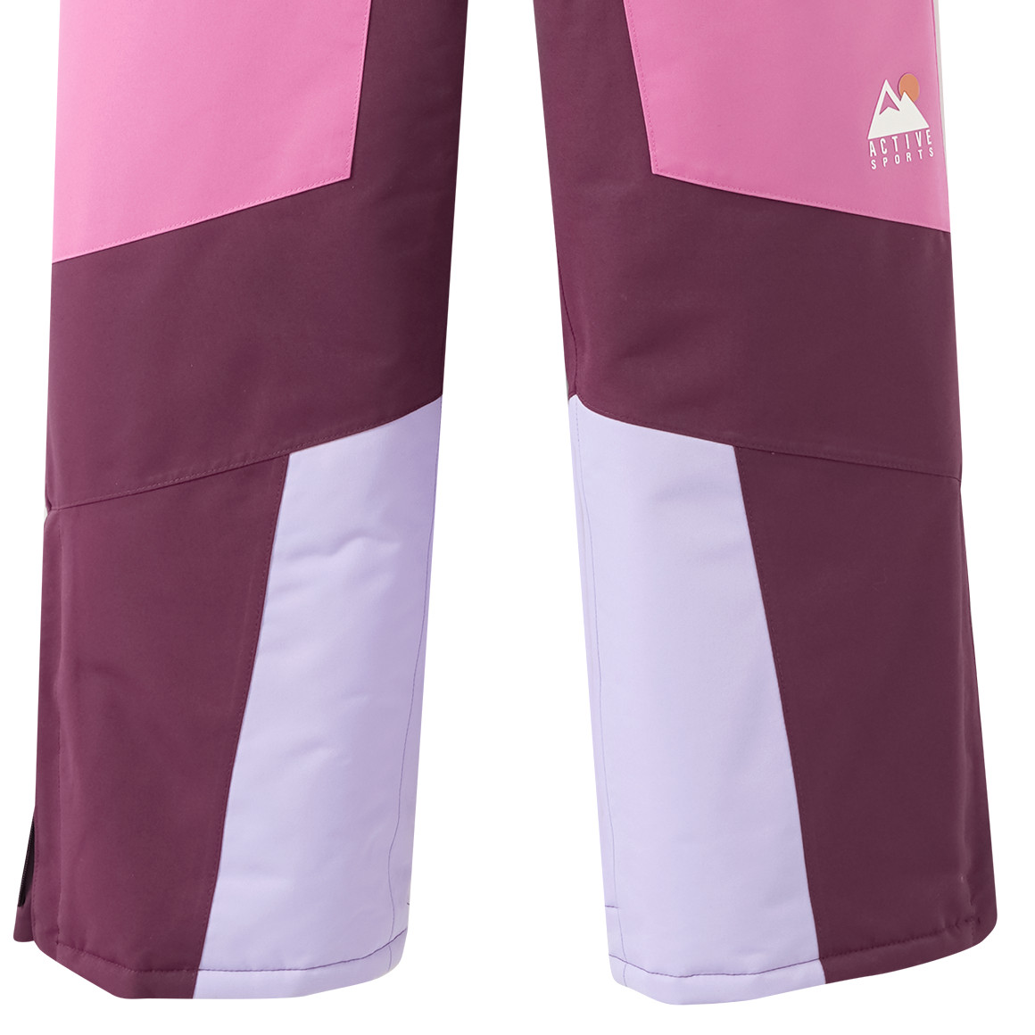 Sneeuwbroek voor meisjes met colour blocking
