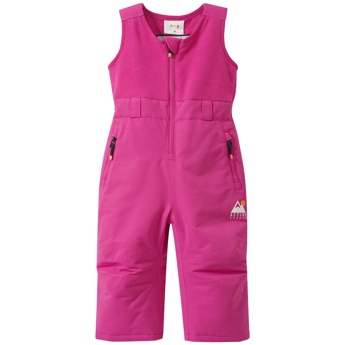 Baby-sneeuwbroek met fleece-bovenstuk