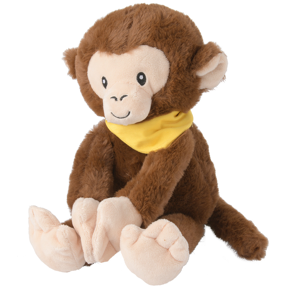 Pluche aap met sjaal