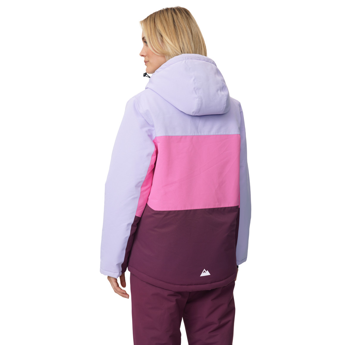Sneeuwjas voor dames met colour blocking