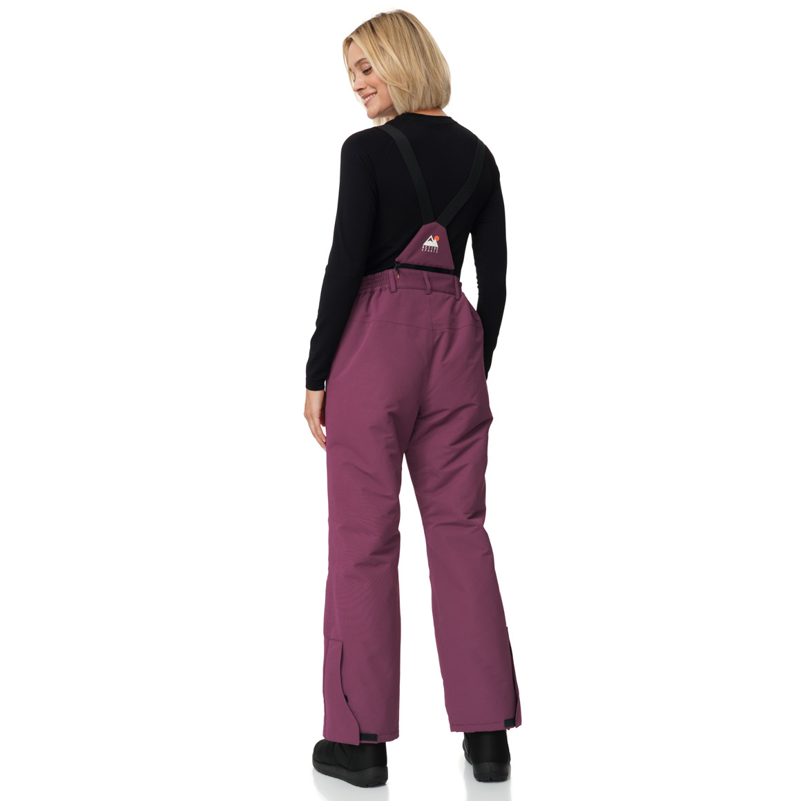 Sneeuwbroek voor dames in effen kleur