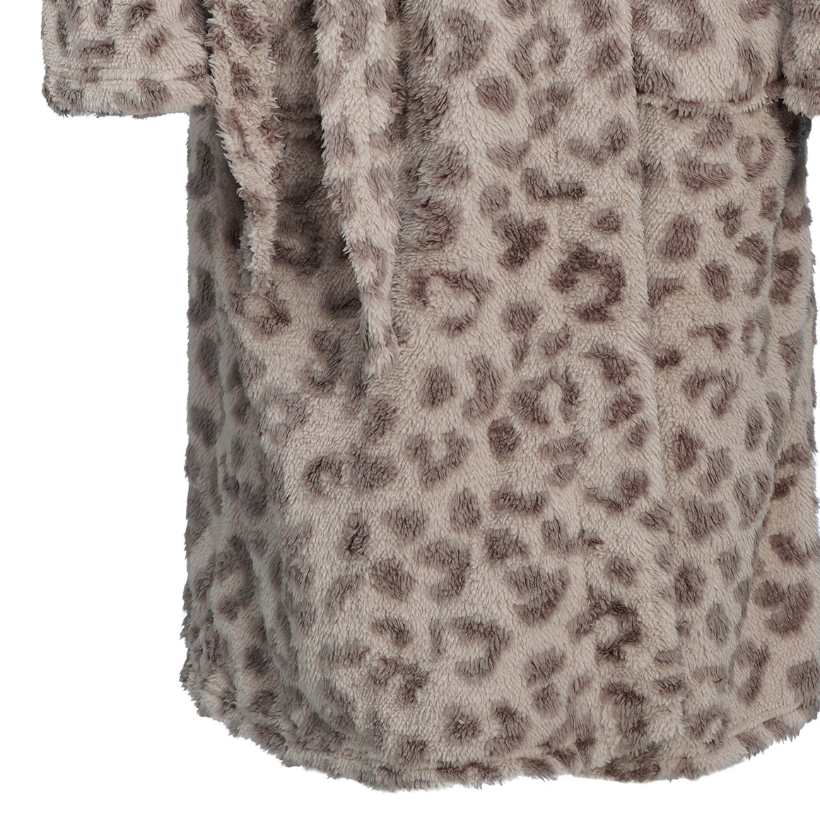 Damen Bademantel in Leo-Optik