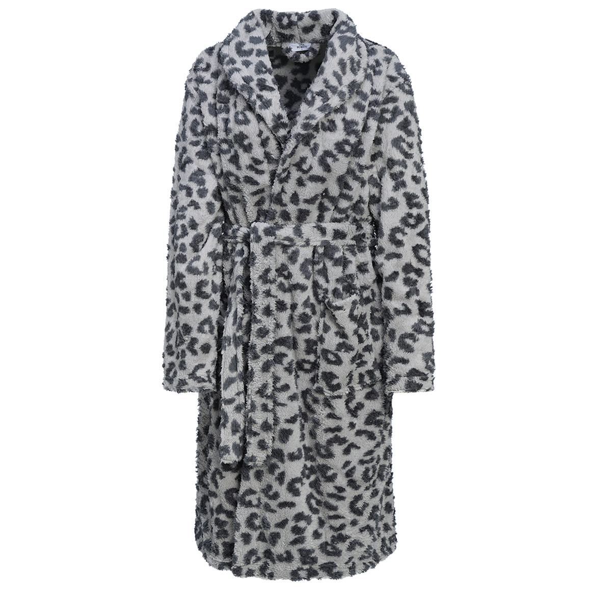 Damen Bademantel in Leo-Optik