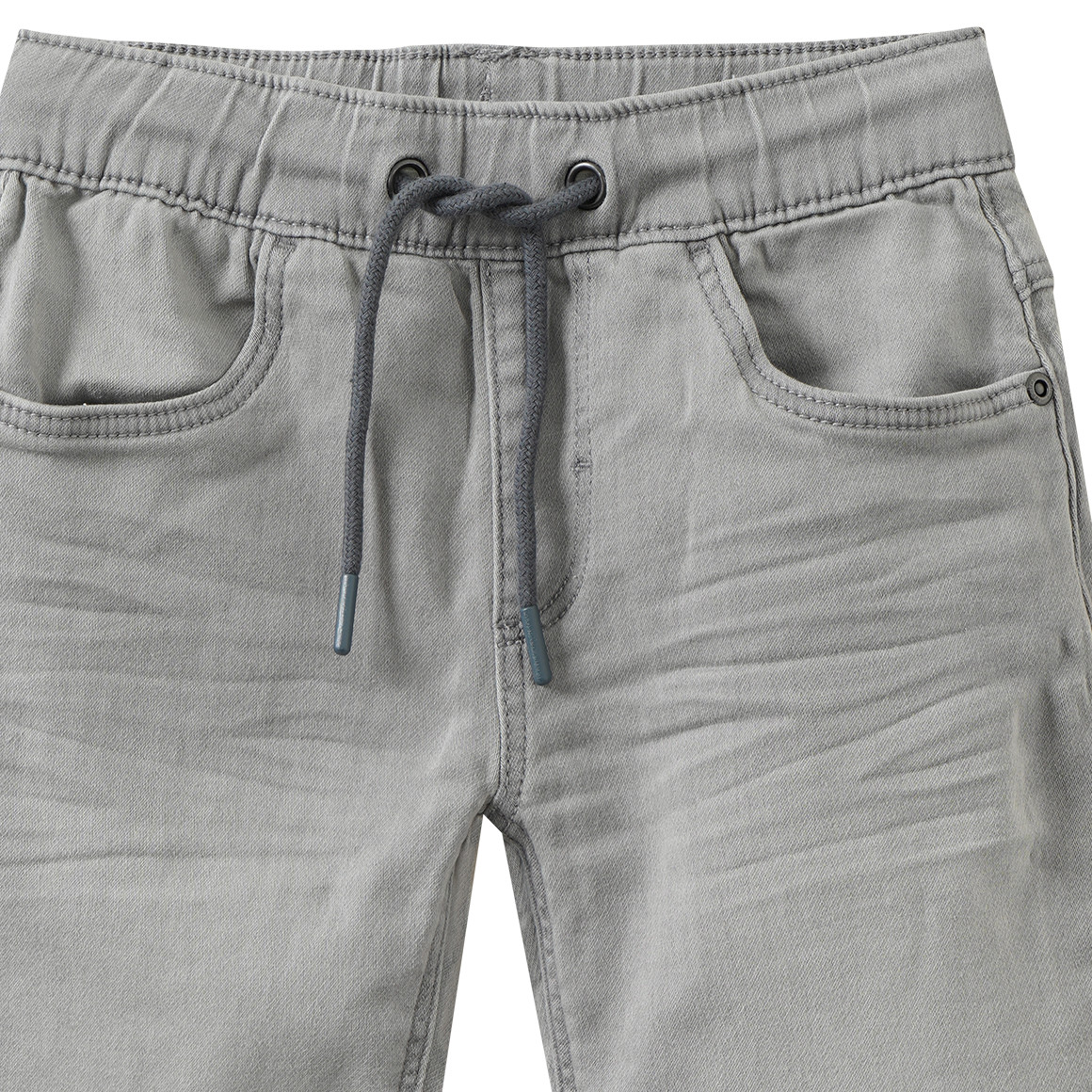 Jungen Jeansshorts mit Tunnelzug