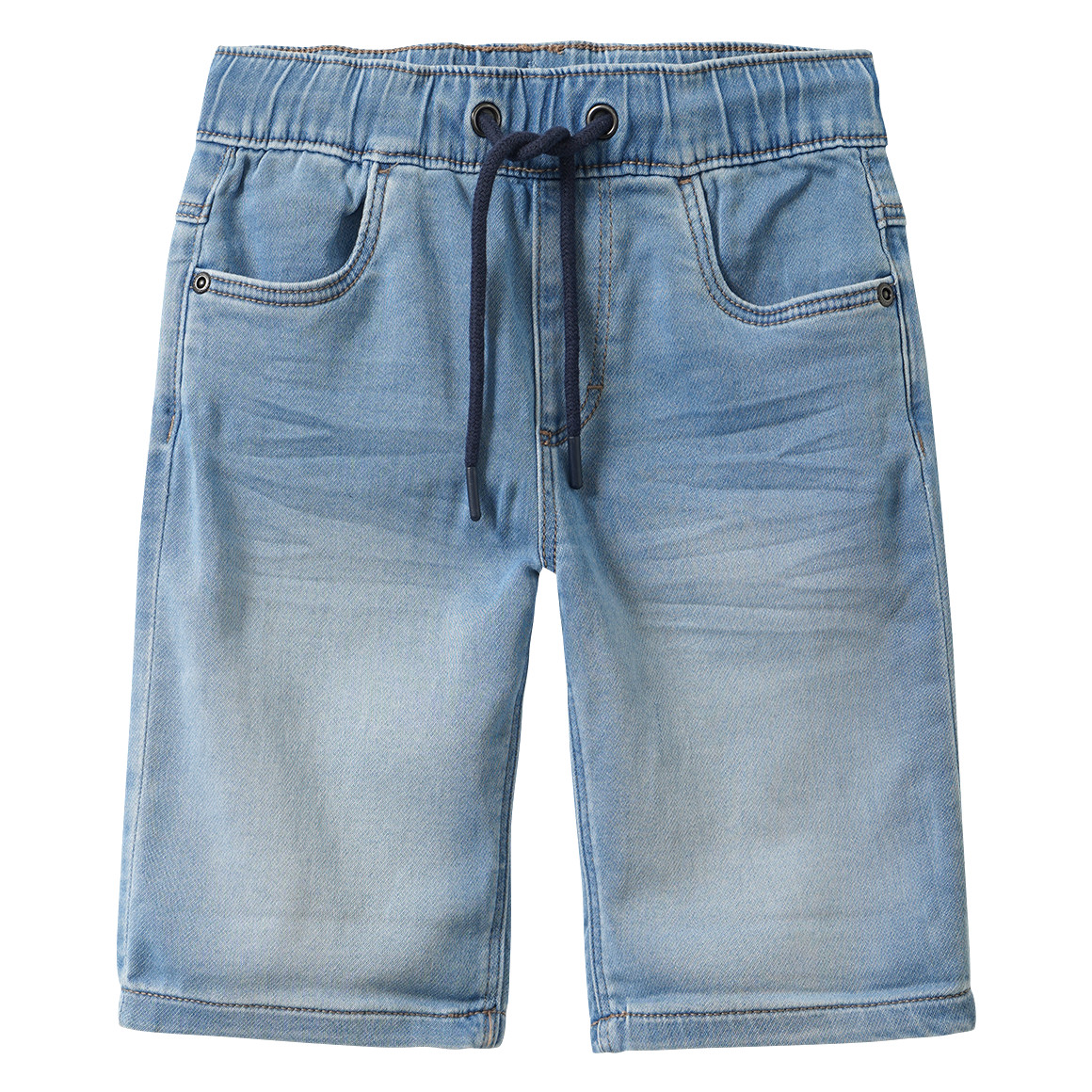 Jungen Jeansshorts mit Tunnelzug 