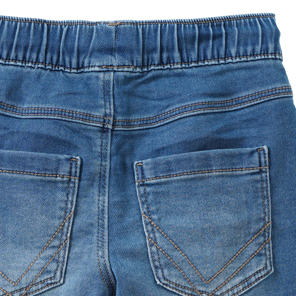 Jungen Jeansshorts mit Tunnelzug