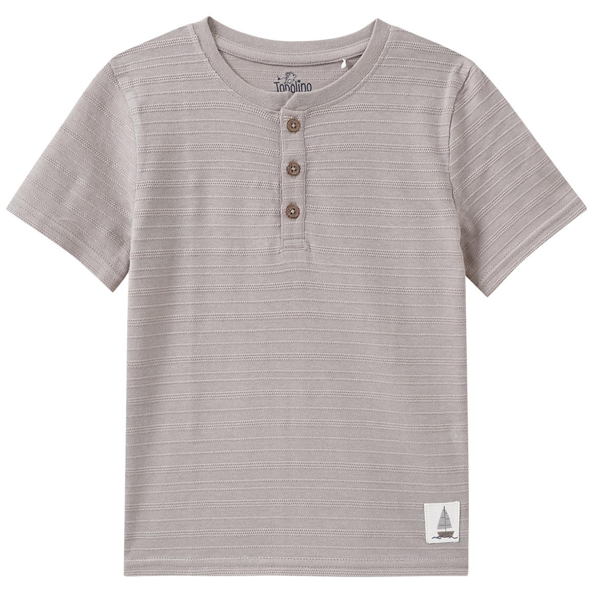Jungen T-Shirt mit Knopfleiste