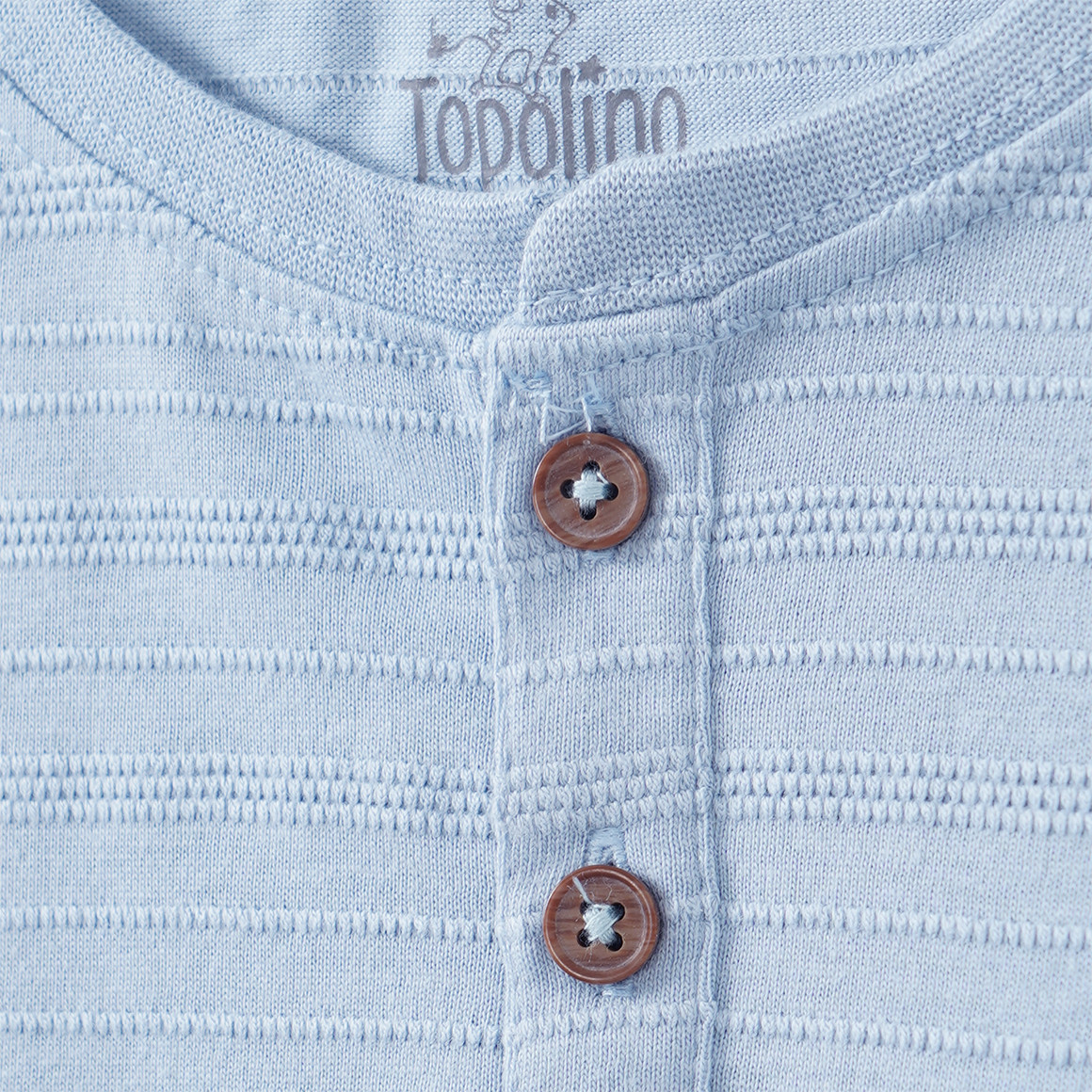 Jungen T-Shirt mit Knopfleiste