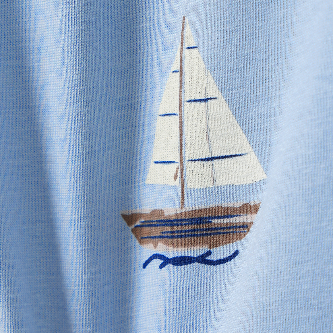 Jungen T-Shirt mit Segelboot-Prints