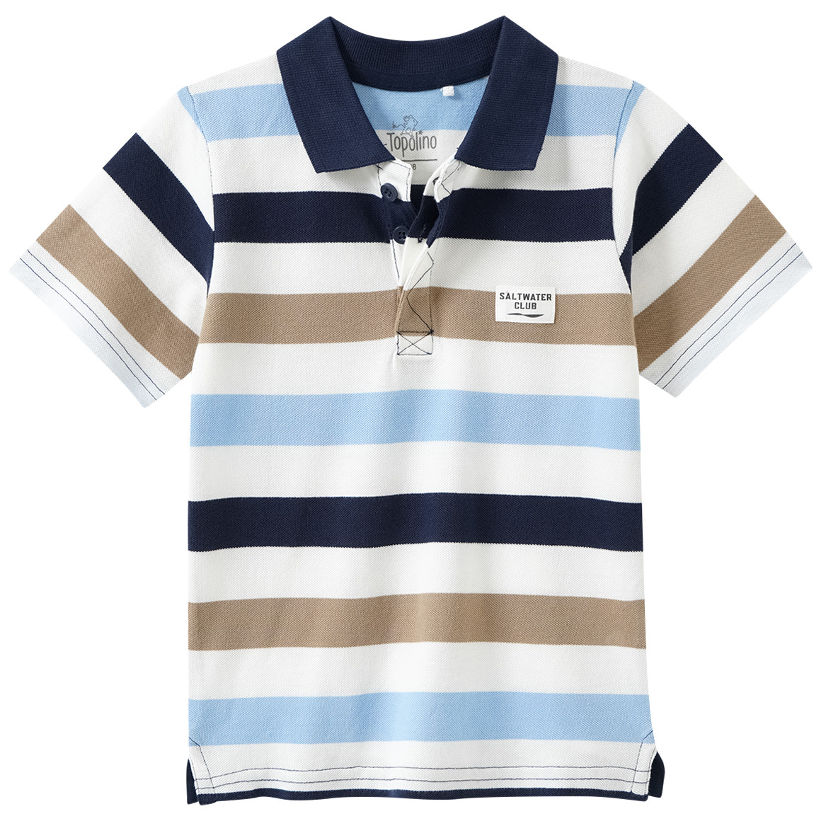 Jungen Poloshirt mit Streifen