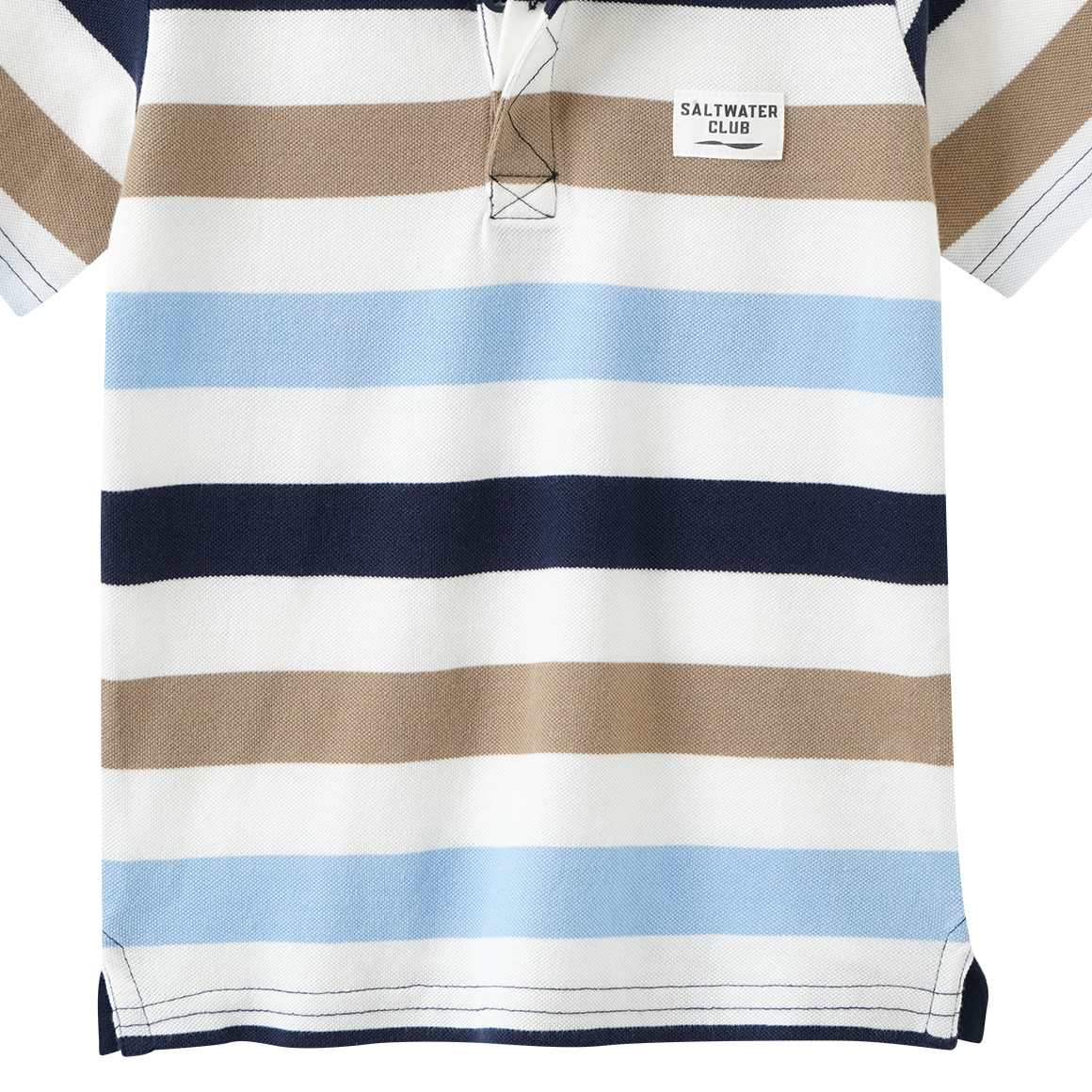Jungen Poloshirt mit Streifen