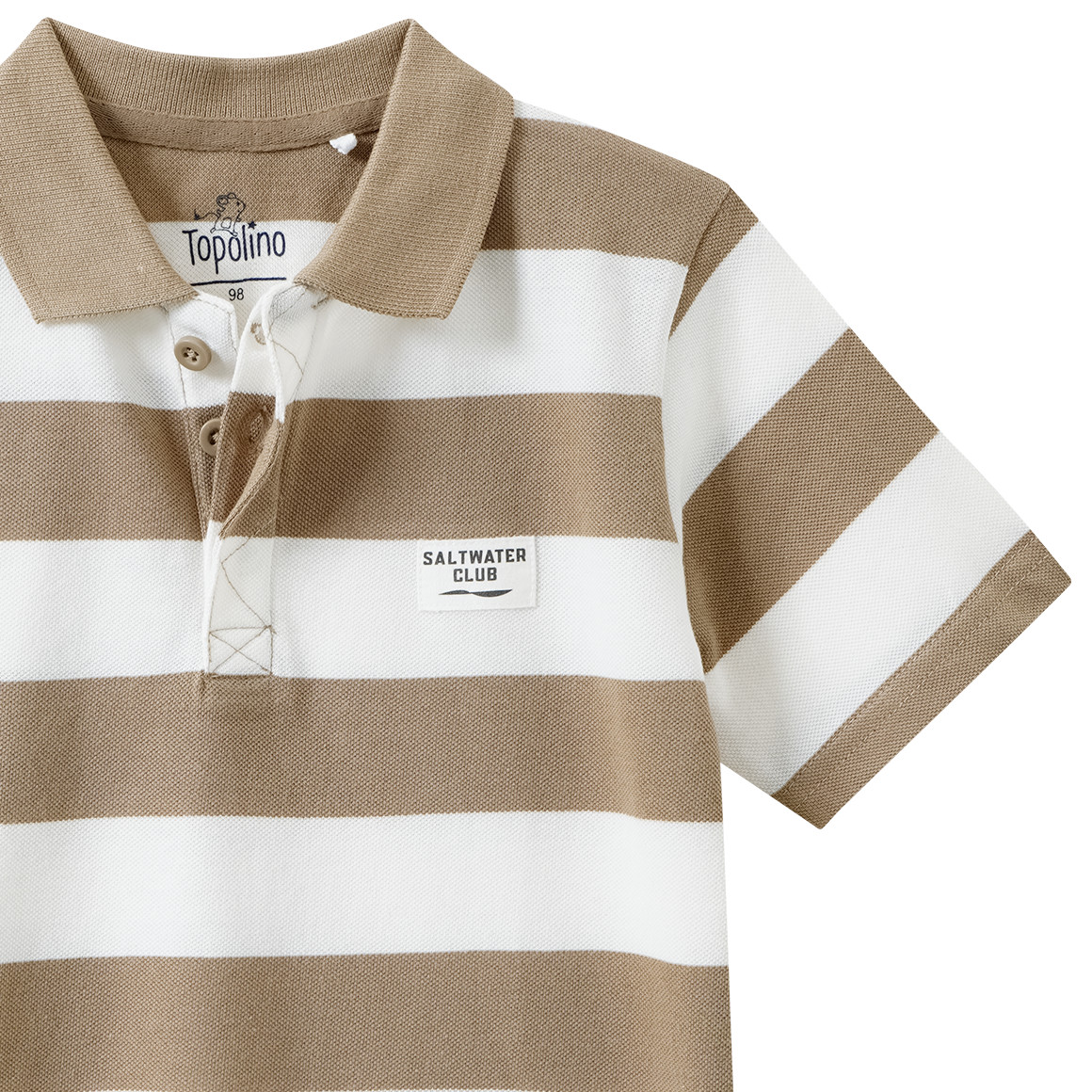 Jungen Poloshirt mit Streifen