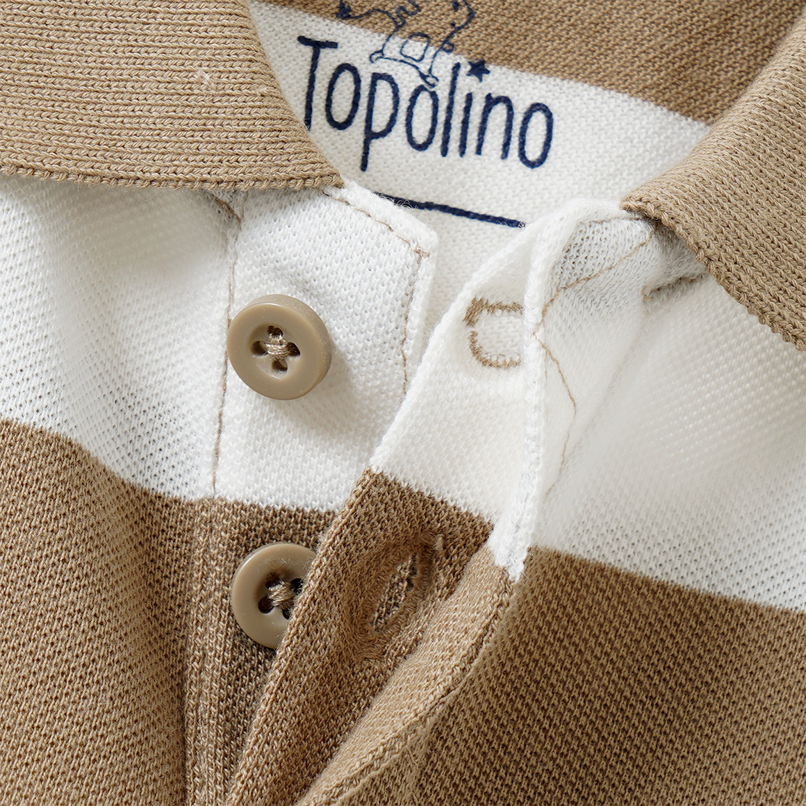 Jungen Poloshirt mit Streifen