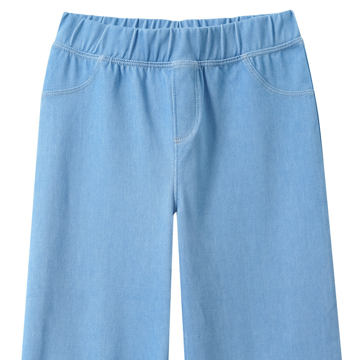 Mädchen Wide-Leg-Jeggings mit Elastikbund