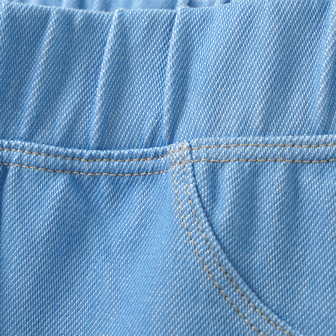 Mädchen Wide-Leg-Jeggings mit Elastikbund